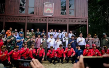 Di Hadapan Menteri Kehutanan, Bupati Hj. Kasmarni Ungkap Strategi Jaga Gambut Bengkalis