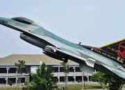 Monumen F-16 Lanud Roesmin Nurjadin Dipercantik Punya Wajah Baru