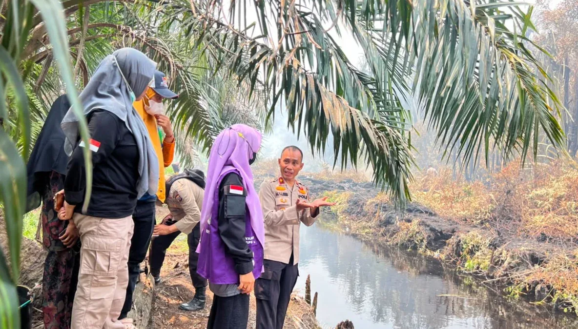 Penanganan kebakaran hutan dan lahan di Kabupaten Siak