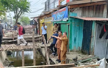 Drainase Pekanbaru Dibangun di 6 Jalan Rawan Banjir