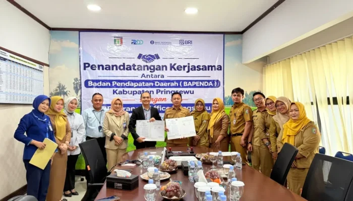 Bapenda Pringsewu dan BRI Perkuat Digitalisasi Penerimaan Daerah