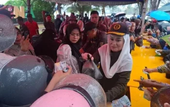 Pasar Murah Natuna, Bupati Salurkan 2,1 Ton Beras