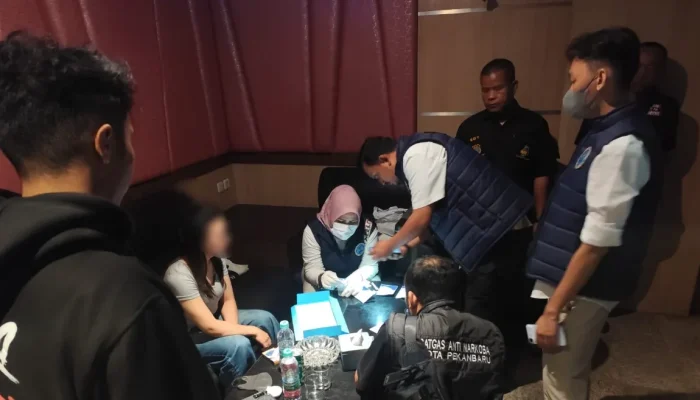 Razia 6 THM di Pekanbaru, Pengunjung Positif Metamfetamina