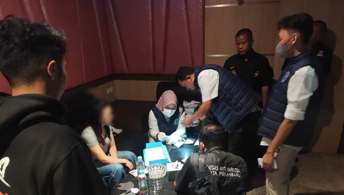 Razia 6 THM Pekanbaru, Pengunjung Positif Narkoba